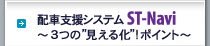 配車支援システムST-Navi～3つの"見える化"!ポイント～